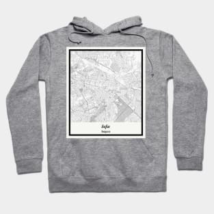 Map of Sofia - Bulgaria Hoodie